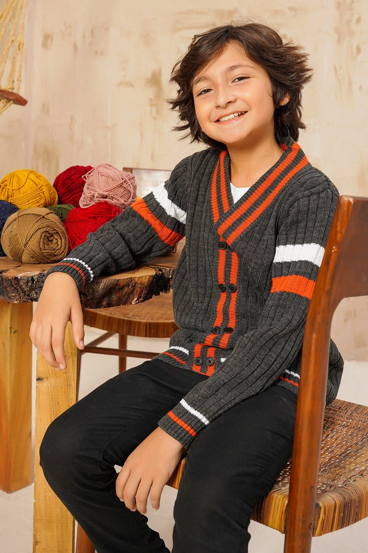 Cotton Viscose Sweater - Wear Ochre