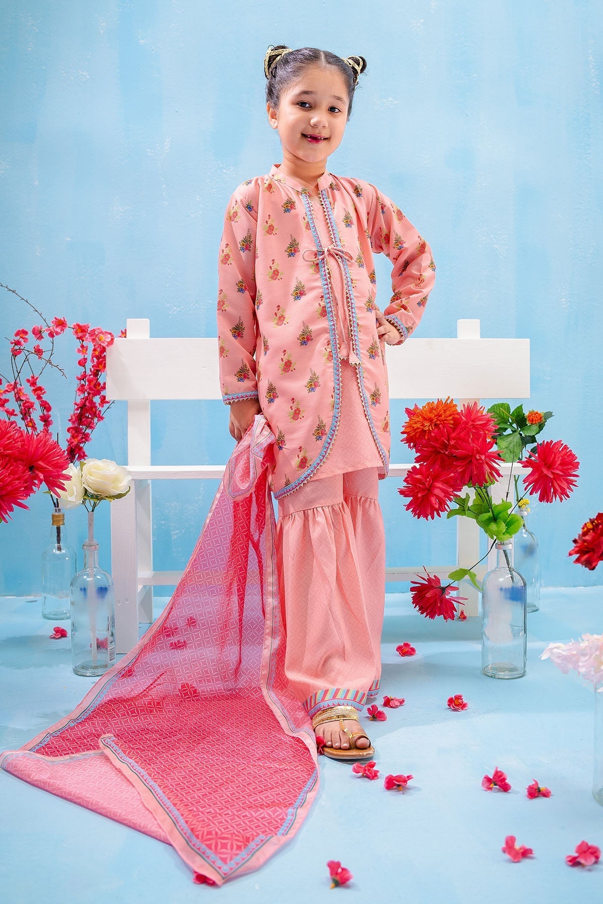 Ochre Clothing Swiss Lawn Digital Printed 3 Pc Suit
