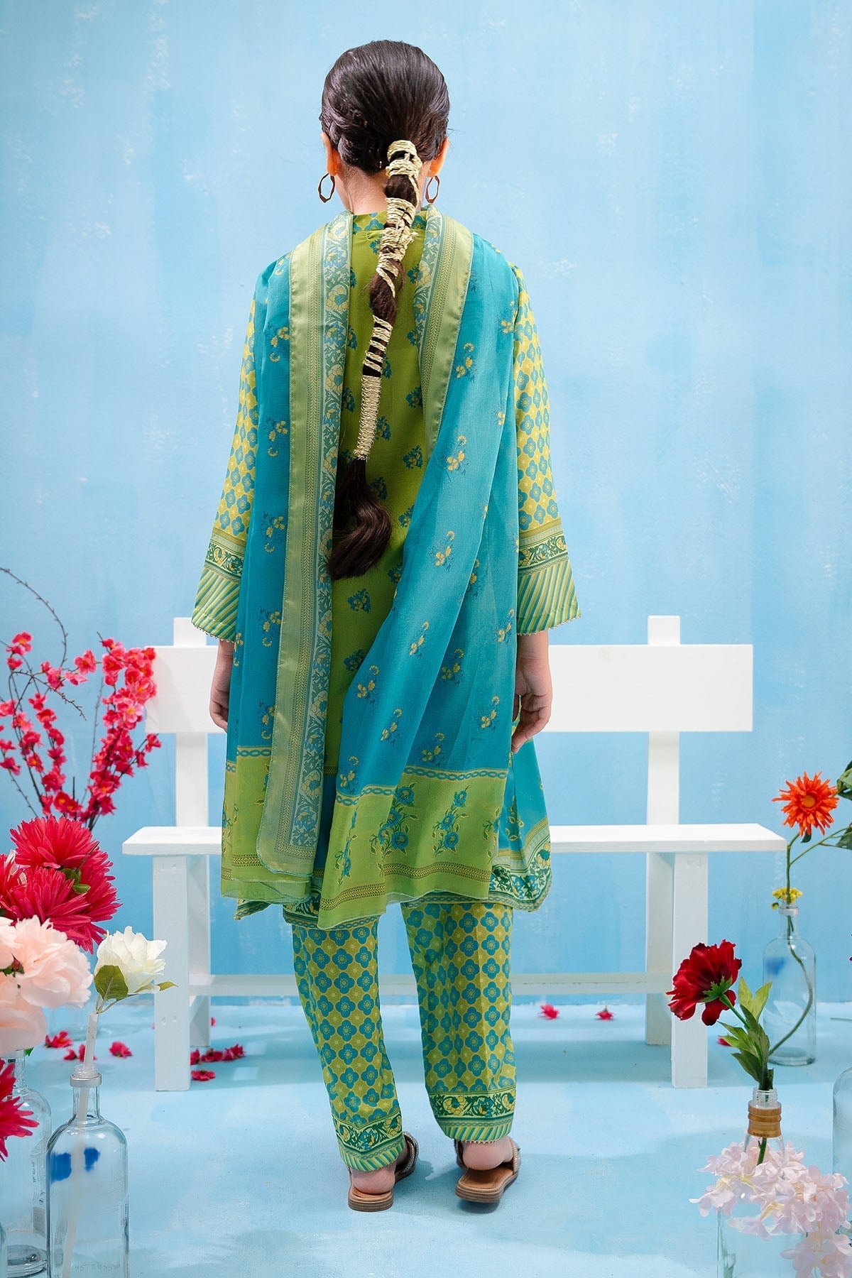 Ochre Clothing Swiss Lawn Digital Printed 3 Pc Suit