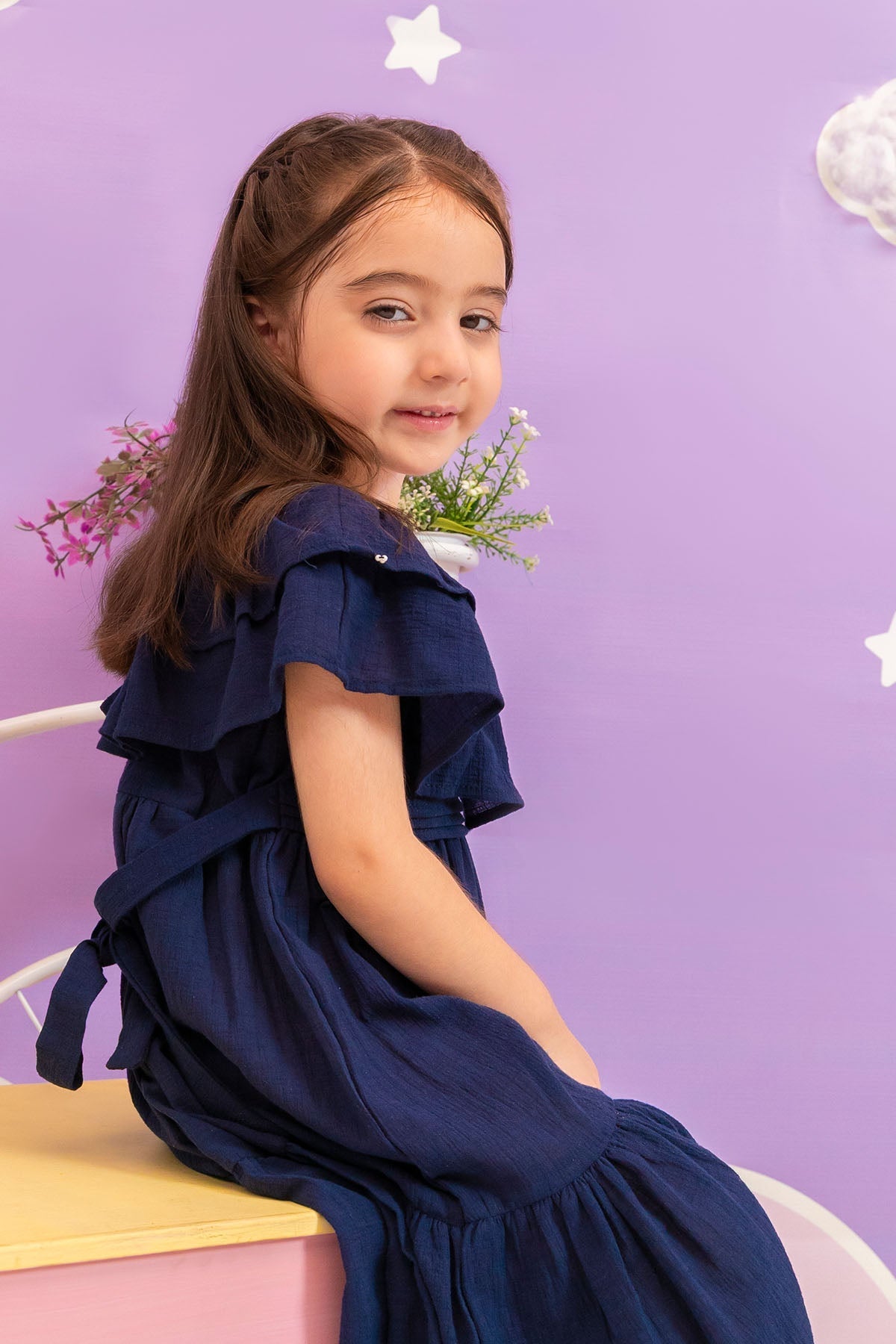 Ochre Clothing Chambray Cotton Dress