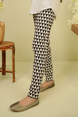 Printed Jersey Tights (Triangle) - Wear Ochre