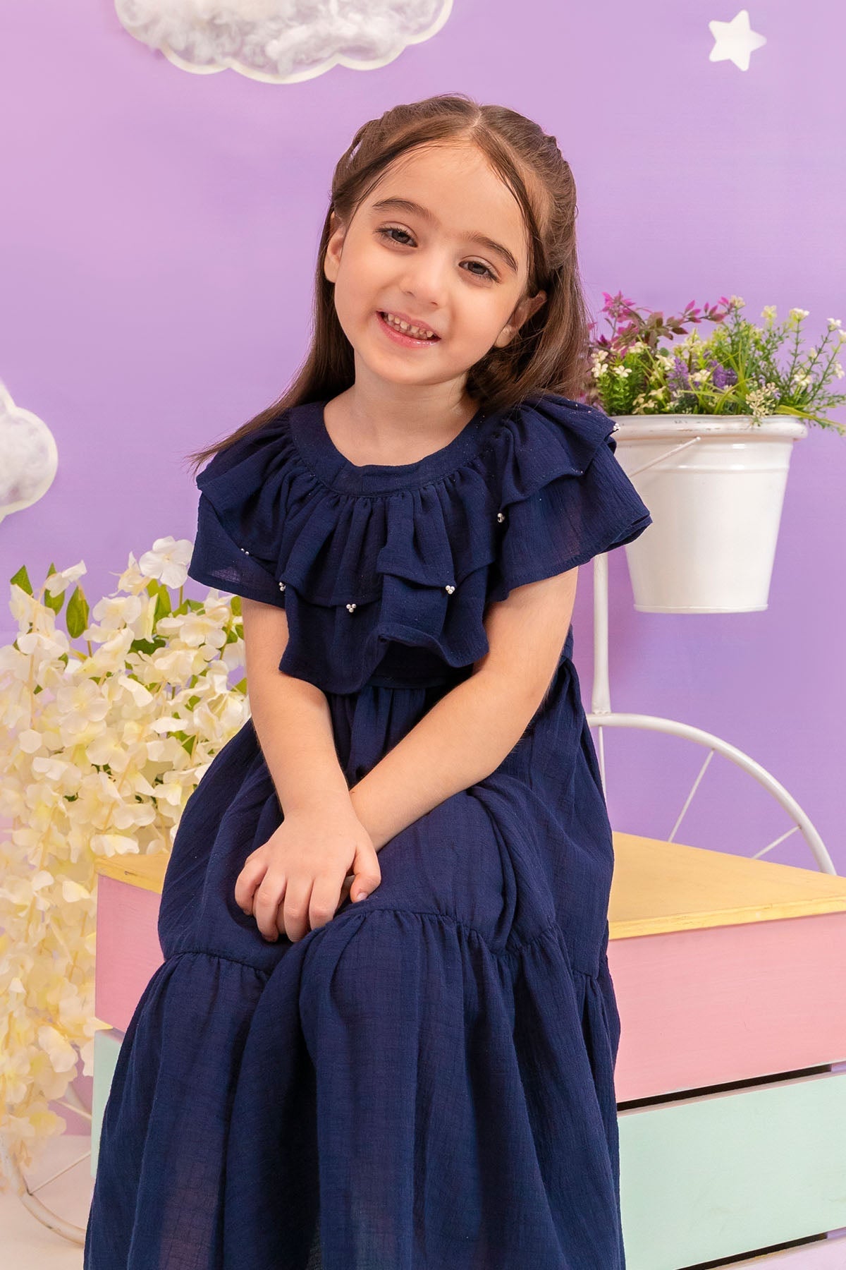 Ochre Clothing Chambray Cotton Dress