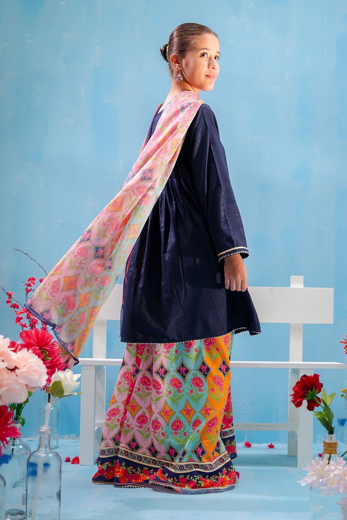 Ochre Clothing Swiss Lawn Digital Printed 3 Pc Suit