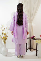 Ochre Clothing Girls Full Suits Cotton Embroidered 3 Pc Suit