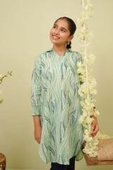 Lawn Printed Kurta - Wear Ochre