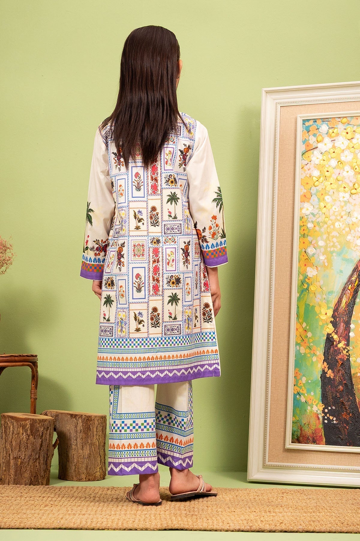 Ochre Clothing Lawn Digital Printed 2 Pc Suit