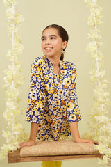 Boski Linen Printed Kurta - Wear Ochre