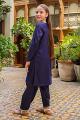 Ochre Clothing Dobby Cotton Embellished 2 Pc Suit