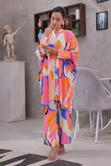 Ochre Clothing Printed Irish Cotton Women's 2 Pc Suit