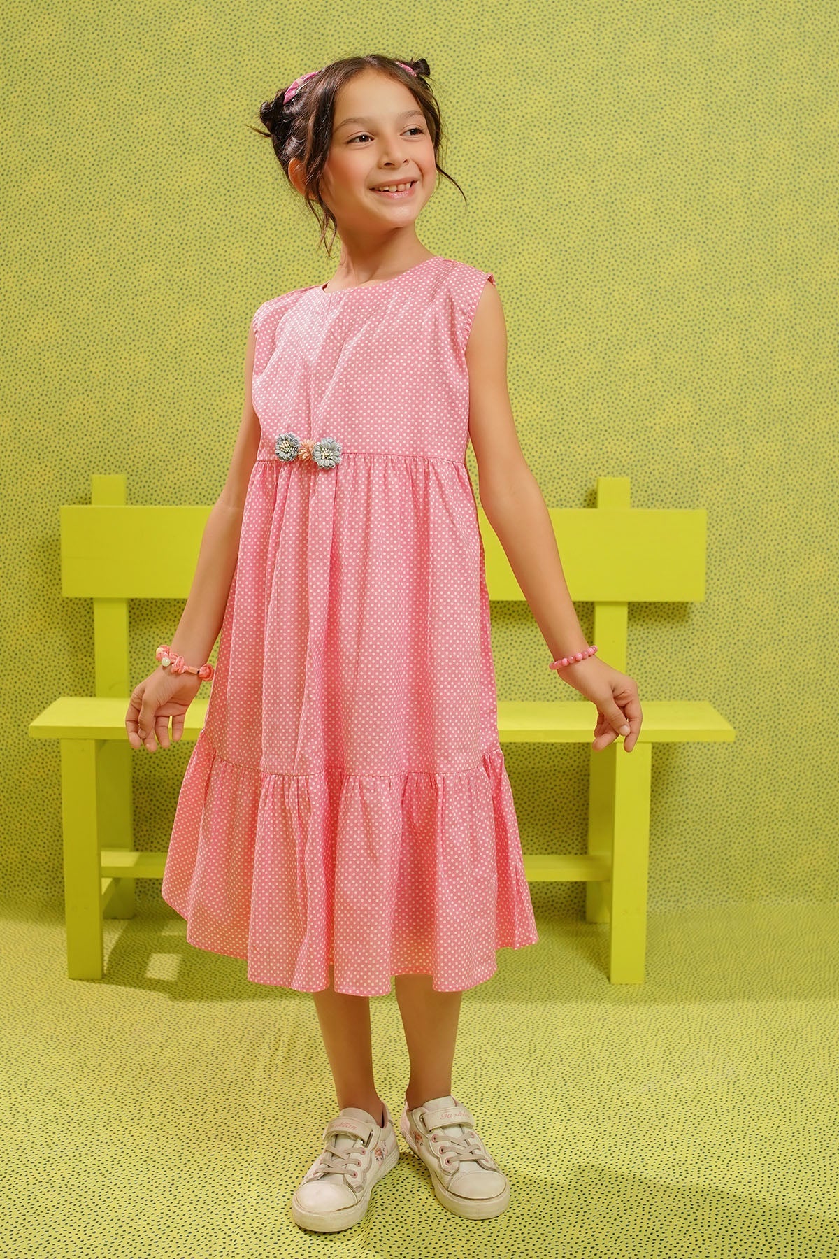 Cotton Printed Dress - Wear Ochre