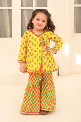 Ochre Clothing Herringbone Digital Printed 2 Pc Suit-INDP-18