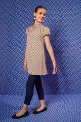 Printed Georgette Top - Wear Ochre