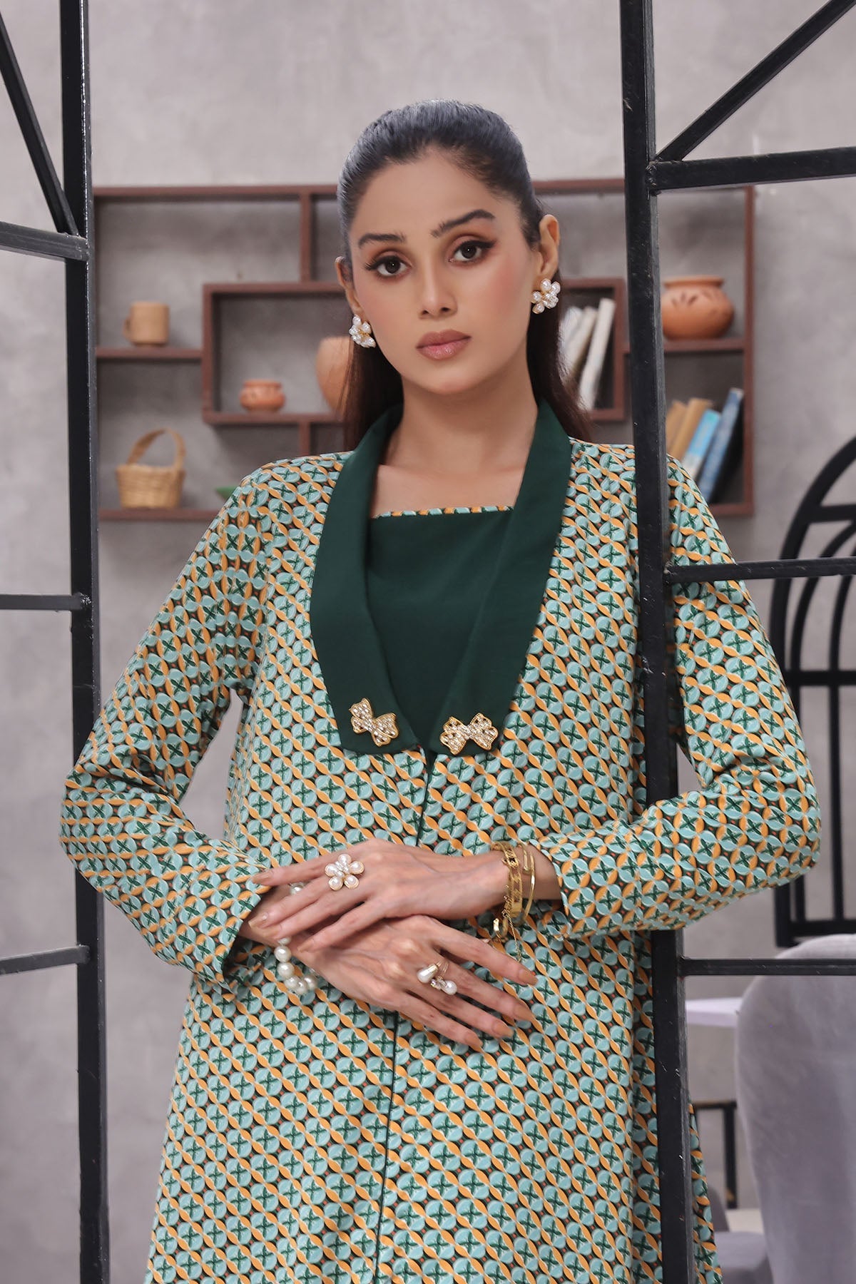 Ochre Clothing Printed Georgette Women's 2 Pc Suit