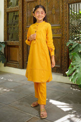 Ochre Clothing Dobby Cotton Embellished 2 Pc Suit