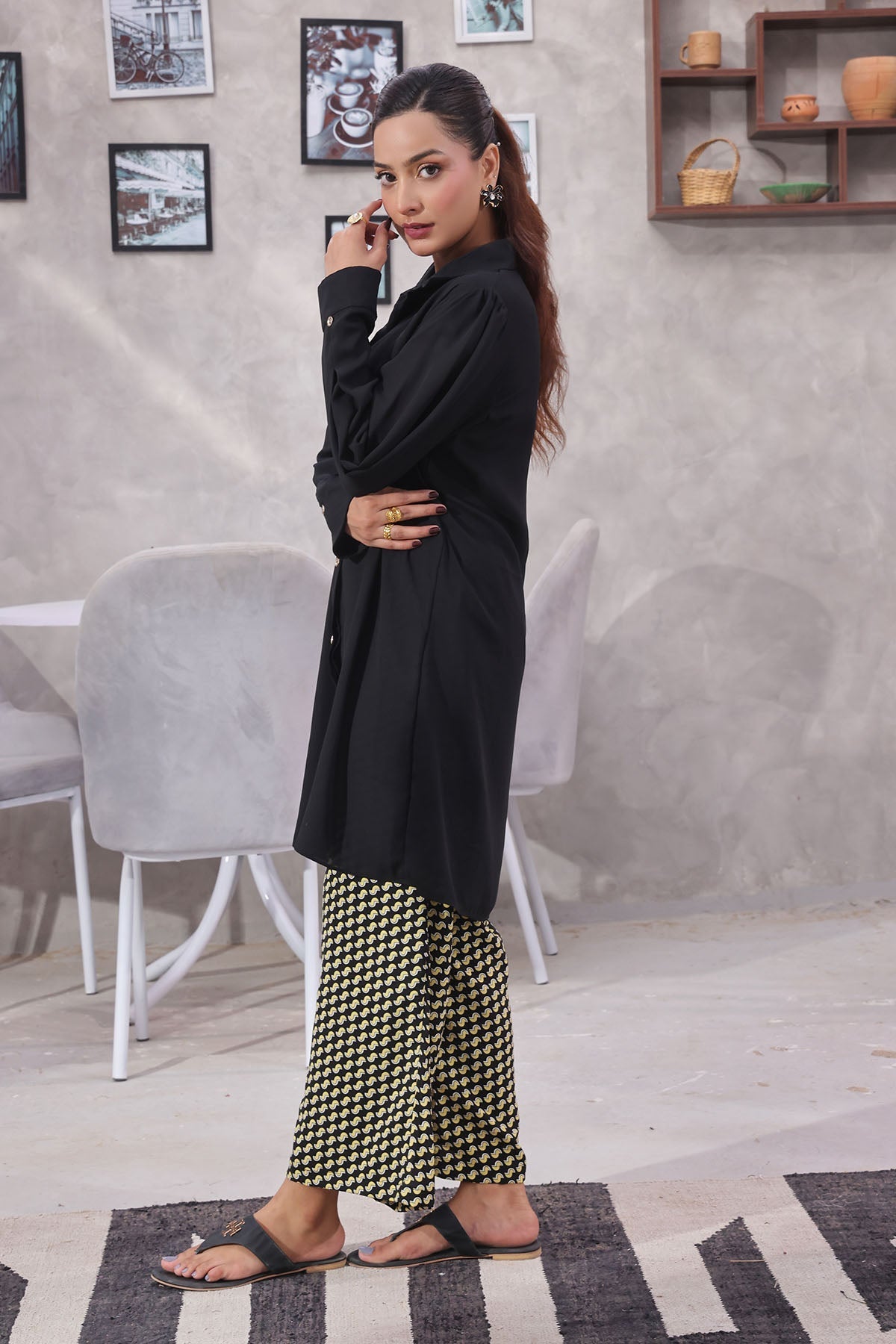 Ochre Clothing Georgette Women's 2 Pc Suit