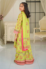 Ochre Clothing Girls Full Suits Swiss Lawn Digital Printed 3 Pc Suit