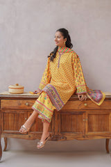 Ochre Clothing Girls Full Suits Swiss Lawn Digital Printed 3 Pc Suit