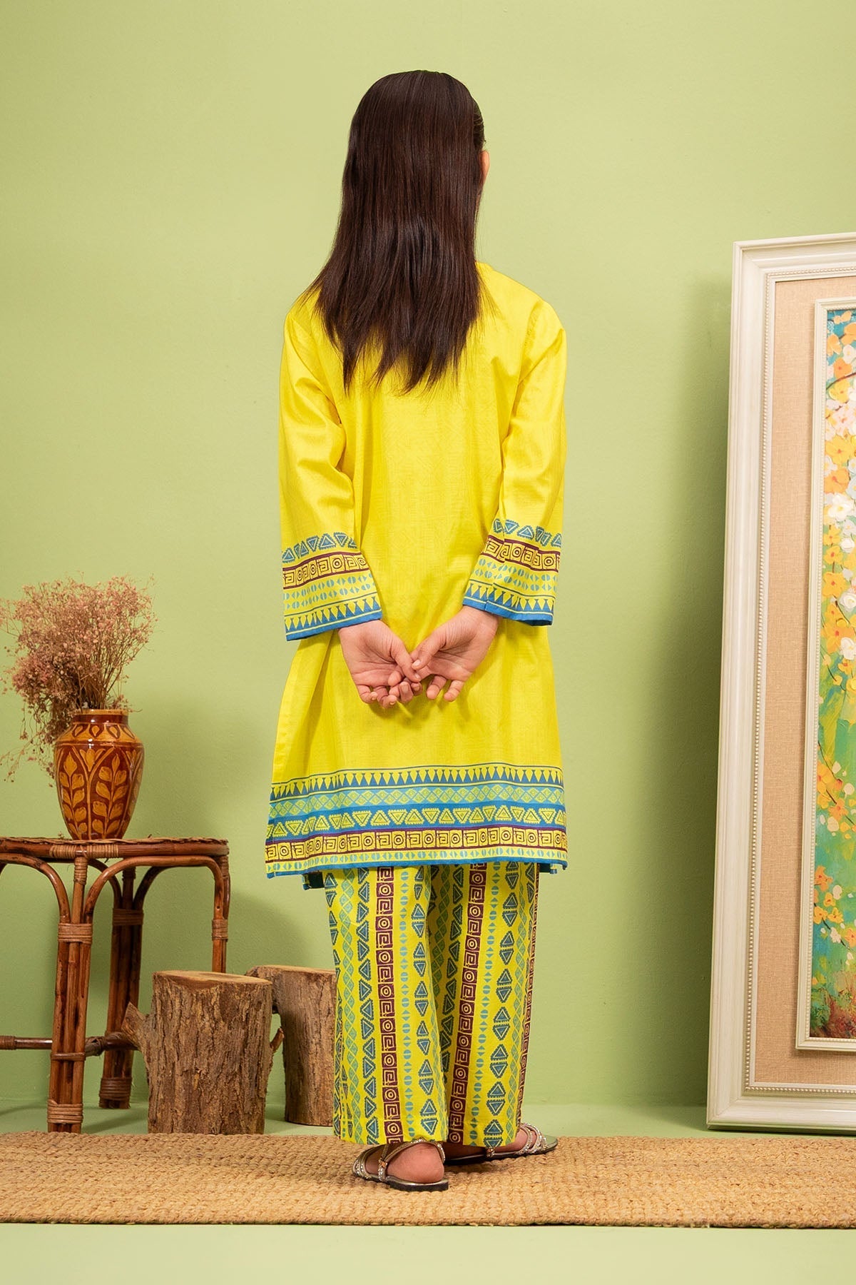 Ochre Clothing Lawn Digital Printed 2 Pc Suit