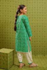 Swiss Lawn Printed 2 Pc Suit - Wear Ochre