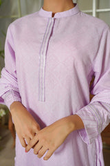 Cotton Embroidered 3 Pc Suit - Wear Ochre