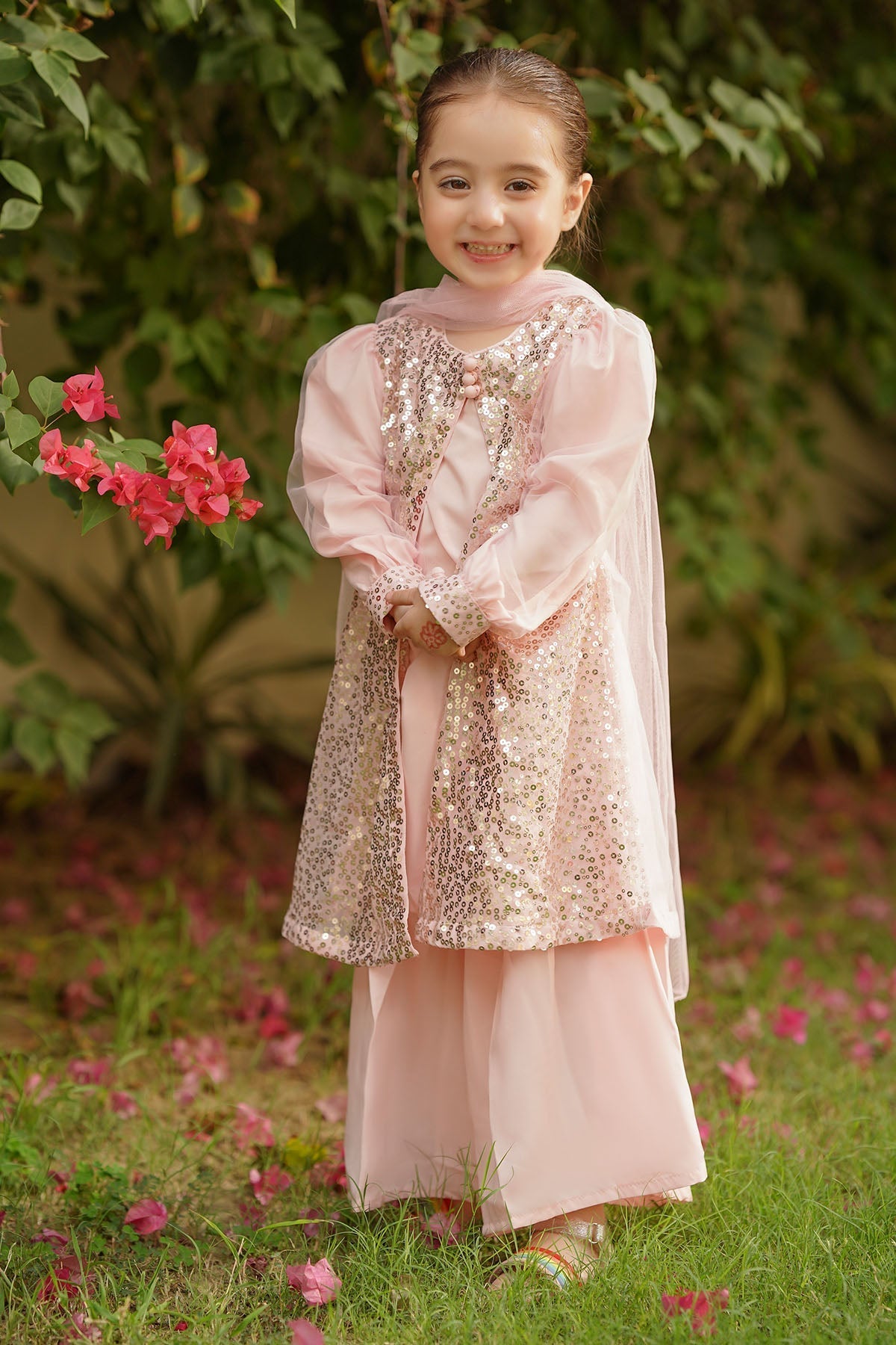 Ochre Clothing Sequence Net 3 Pc Suit Collection'2025-INSHD-08
