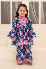 Ochre Clothing Herringbone Digital Printed 2 Pc Suit-INDP-14