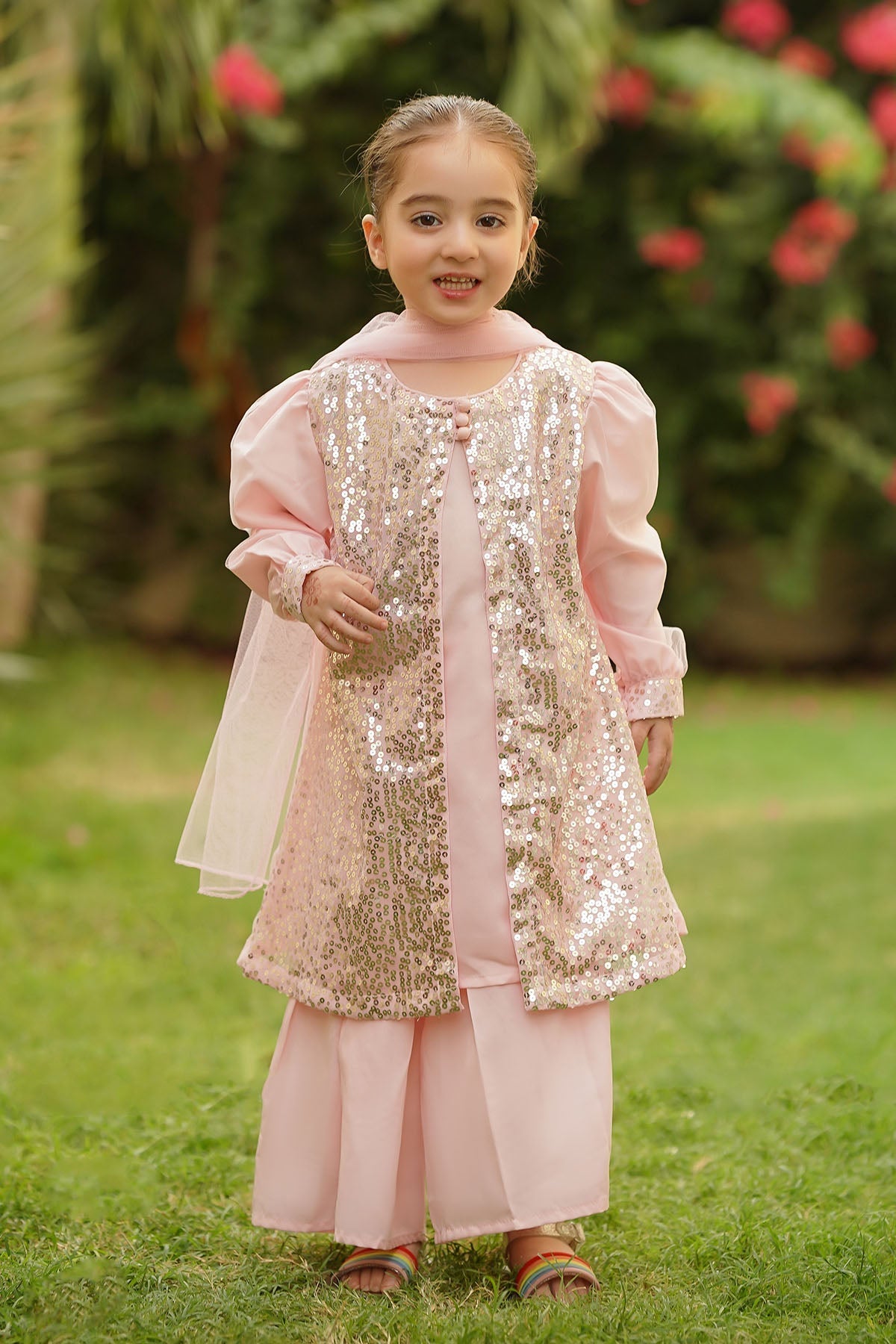 Ochre Clothing Sequence Net 3 Pc Suit Collection'2025-INSHD-08