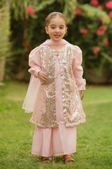 Ochre Clothing Sequence Net 3 Pc Suit Collection'2025-INSHD-08
