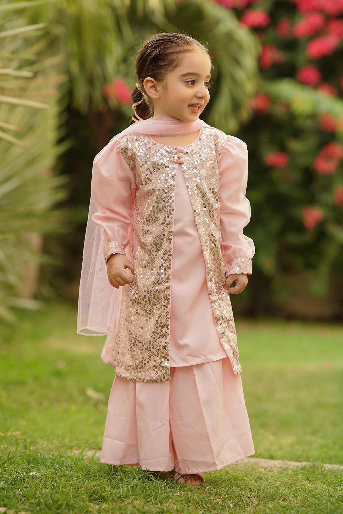 Ochre Clothing Sequence Net 3 Pc Suit Collection'2025-INSHD-08