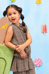 Ochre Clothing Printed Georgette 2 Pc Suit