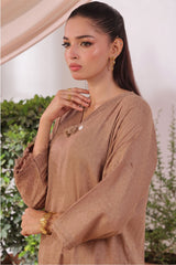 Ochre Clothing Cotton Jacquard Women's 2 Pc Suit