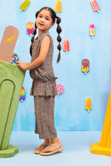 Ochre Clothing Printed Georgette 2 Pc Suit