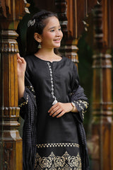Ochre Clothing Cotton Printed 3 Pc Suit