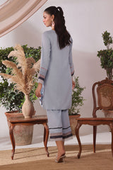 Ochre Clothing Cotton Jacquard Women's 2 Pc Suit