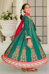 Ochre Clothing Girls Full Suits Swiss Lawn Digital Printed 3 Pc Suit