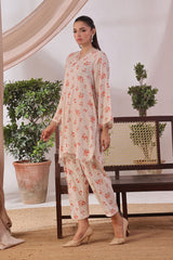 Ochre Clothing Chambray Cotton Women's 2 Pc Suit