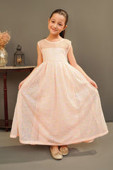 Ochre Clothing Toddlers Eastern Sequence Net Dress
