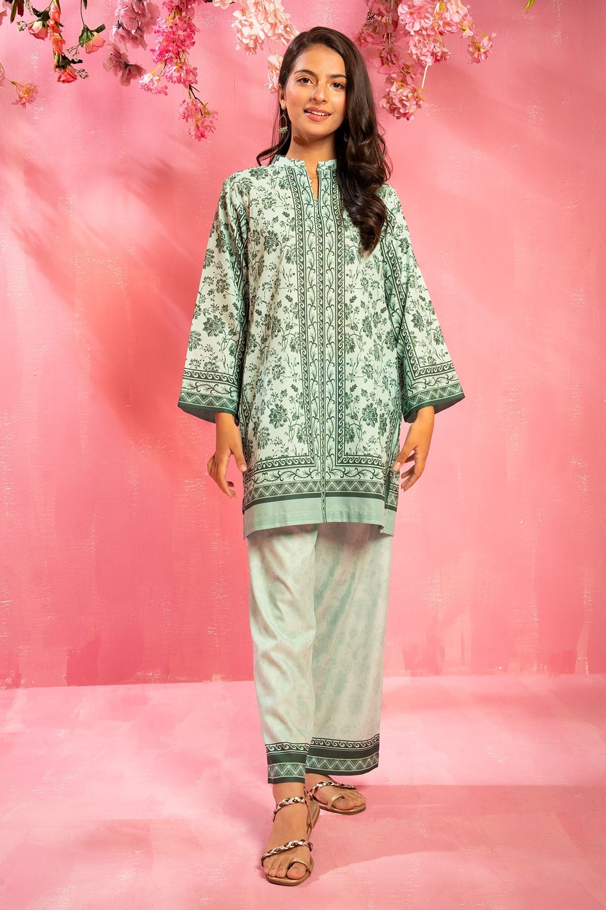 Ochre Clothing Swiss Lawn Digital Printed 2 Pc Suit