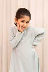 Ochre Clothing Chambray Cotton 2 Pc Suit