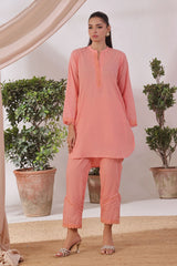 Ochre Clothing Slub Lawn Women's 2 Pc Suit
