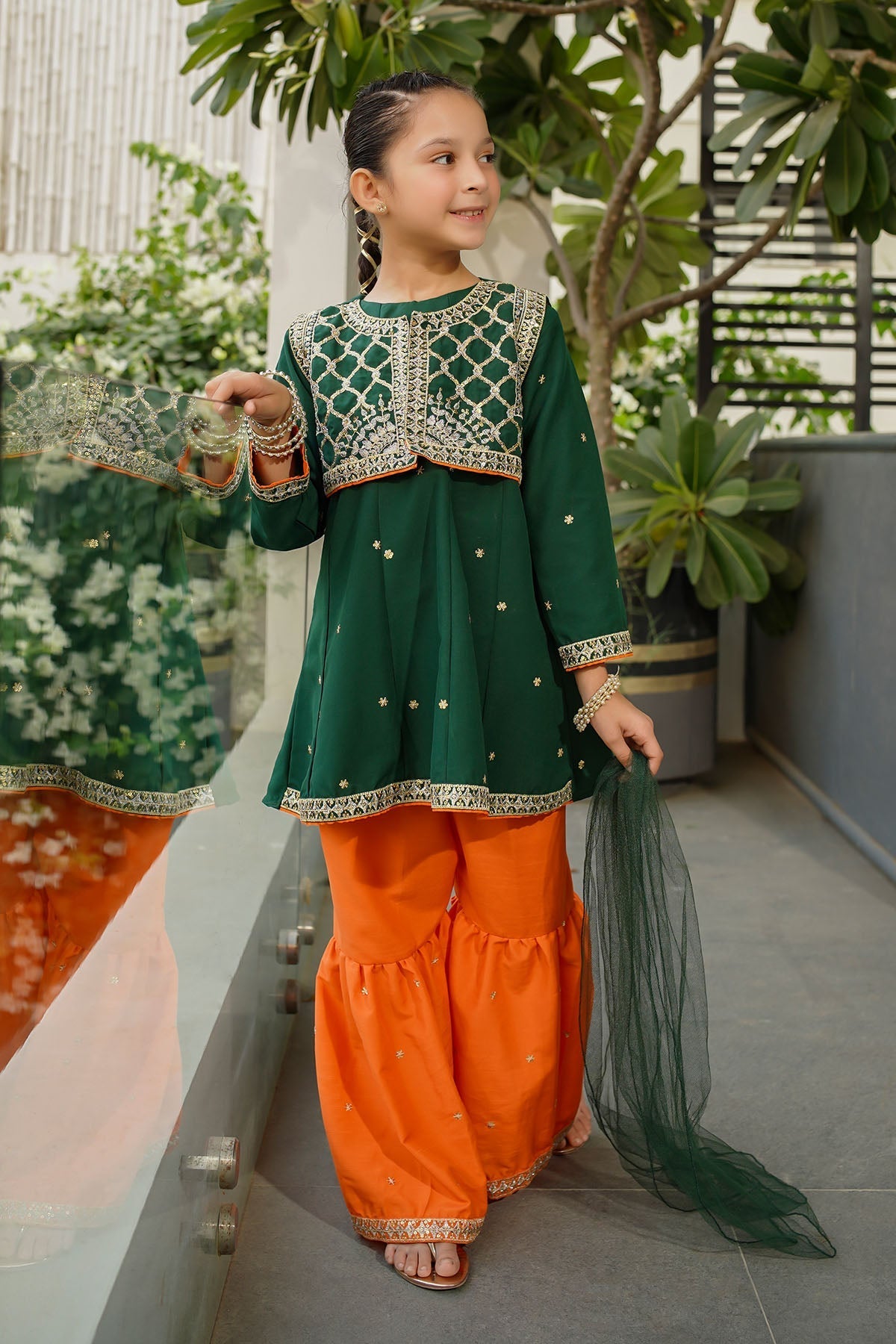 Ochre Clothing Raw Silk Embroidered 3 Pc Suit Collection'2025