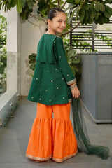 Ochre Clothing Raw Silk Embroidered 3 Pc Suit Collection'2025