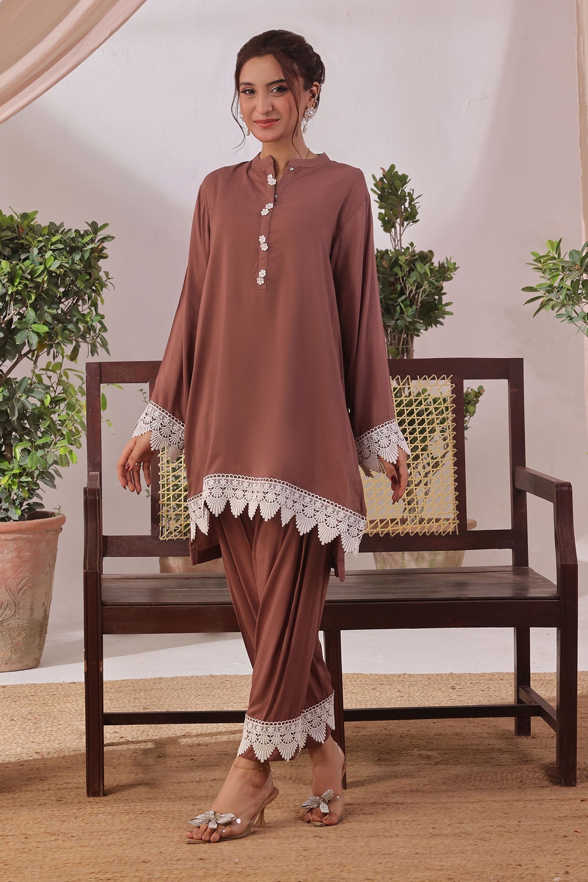 Ochre Clothing Rod Silk Women's 2 Pc Suit