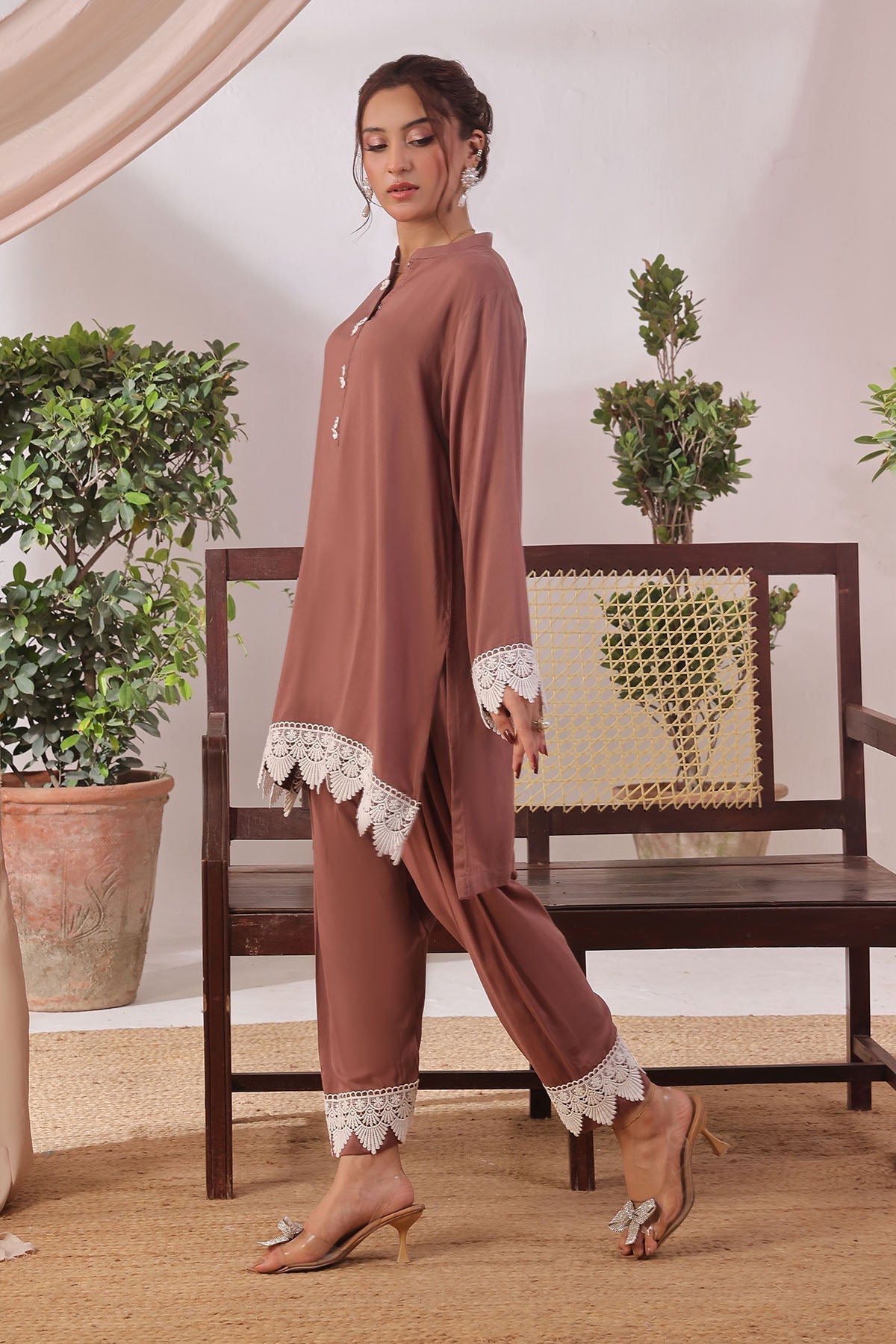 Ochre Clothing Rod Silk Women's 2 Pc Suit
