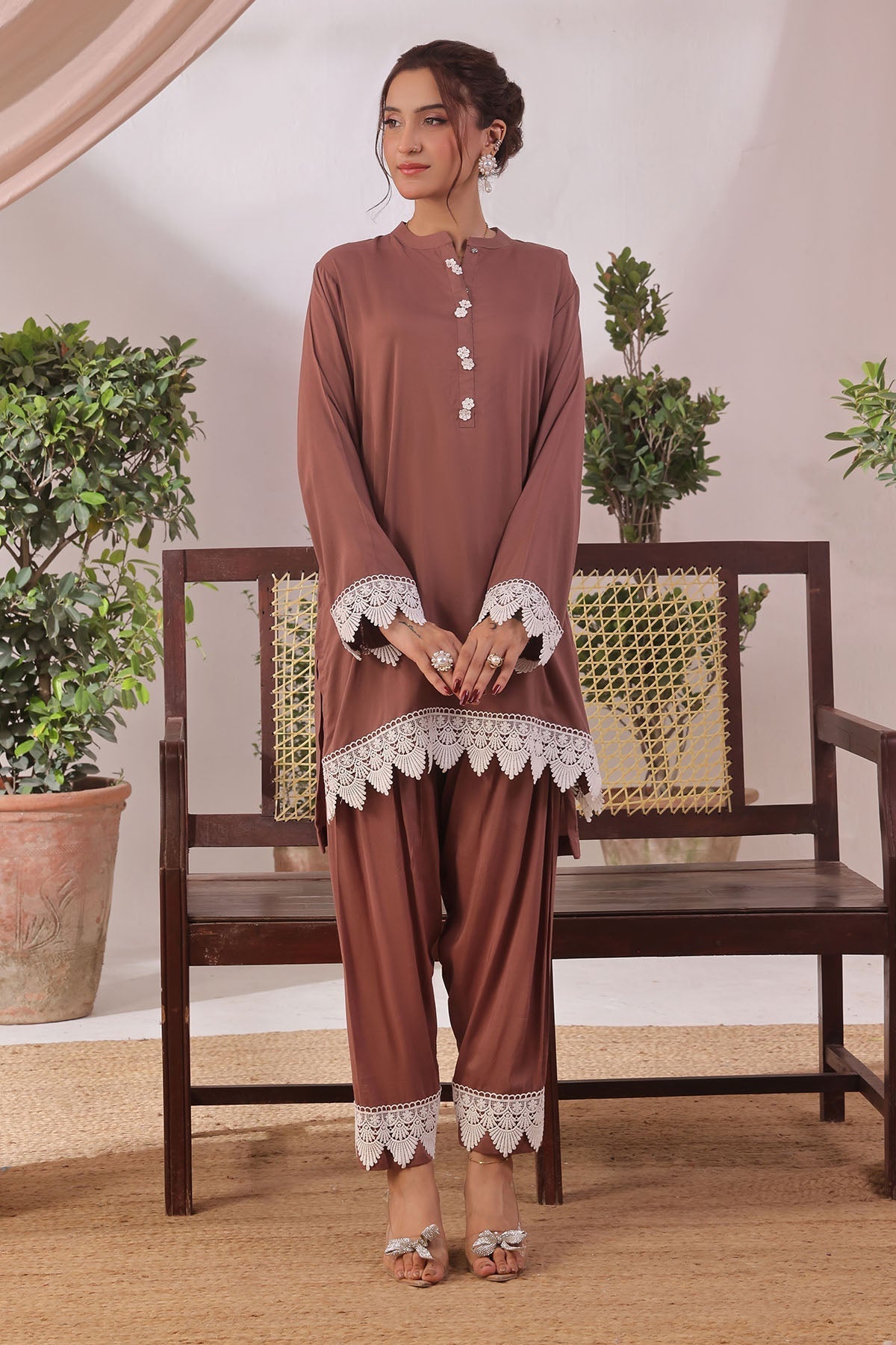 Ochre Clothing Rod Silk Women's 2 Pc Suit