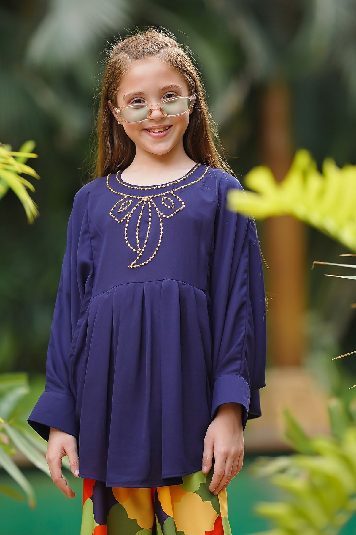 Ochre Clothing Georgette Hand Work 2 Pc Suit