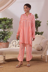 Ochre Clothing Printed Cotton Women's 2 Pc Suit