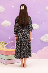 Ochre Clothing Boski Linen Printed Dress