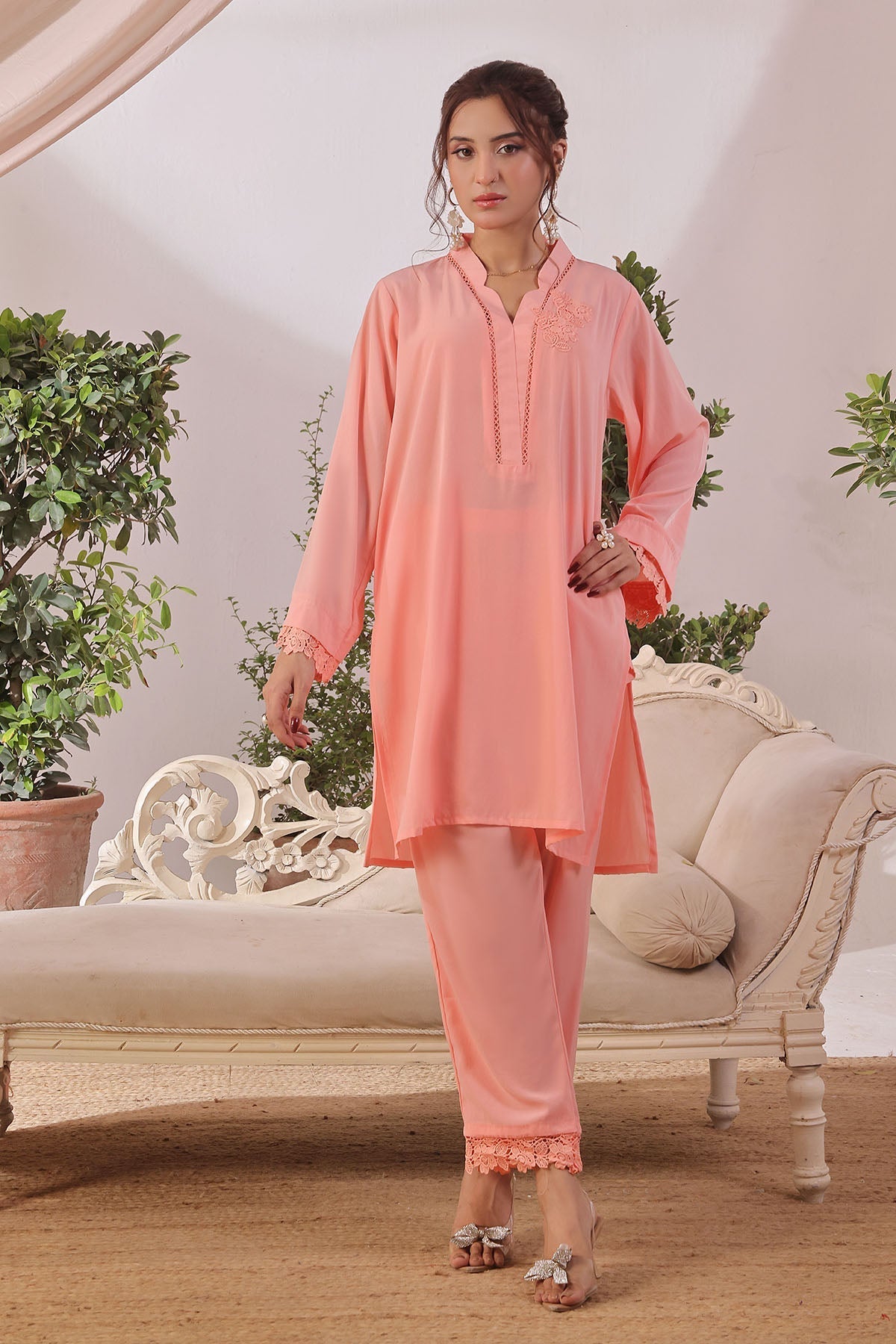 Ochre Clothing Silk Women's 2 Pc Suit