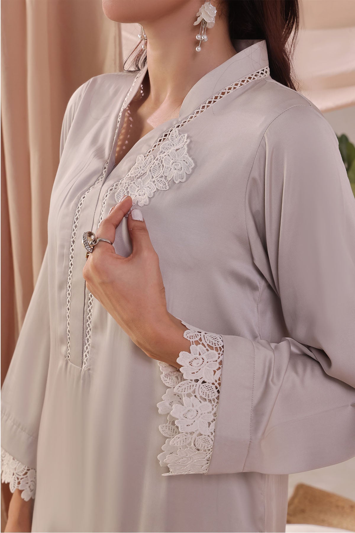 Ochre Clothing Silk Women's 2 Pc Suit